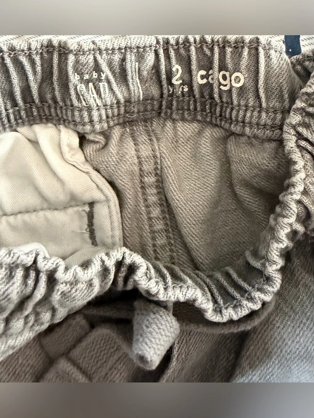 EUC Baby Gap Toddler Cargo Jeans 2T